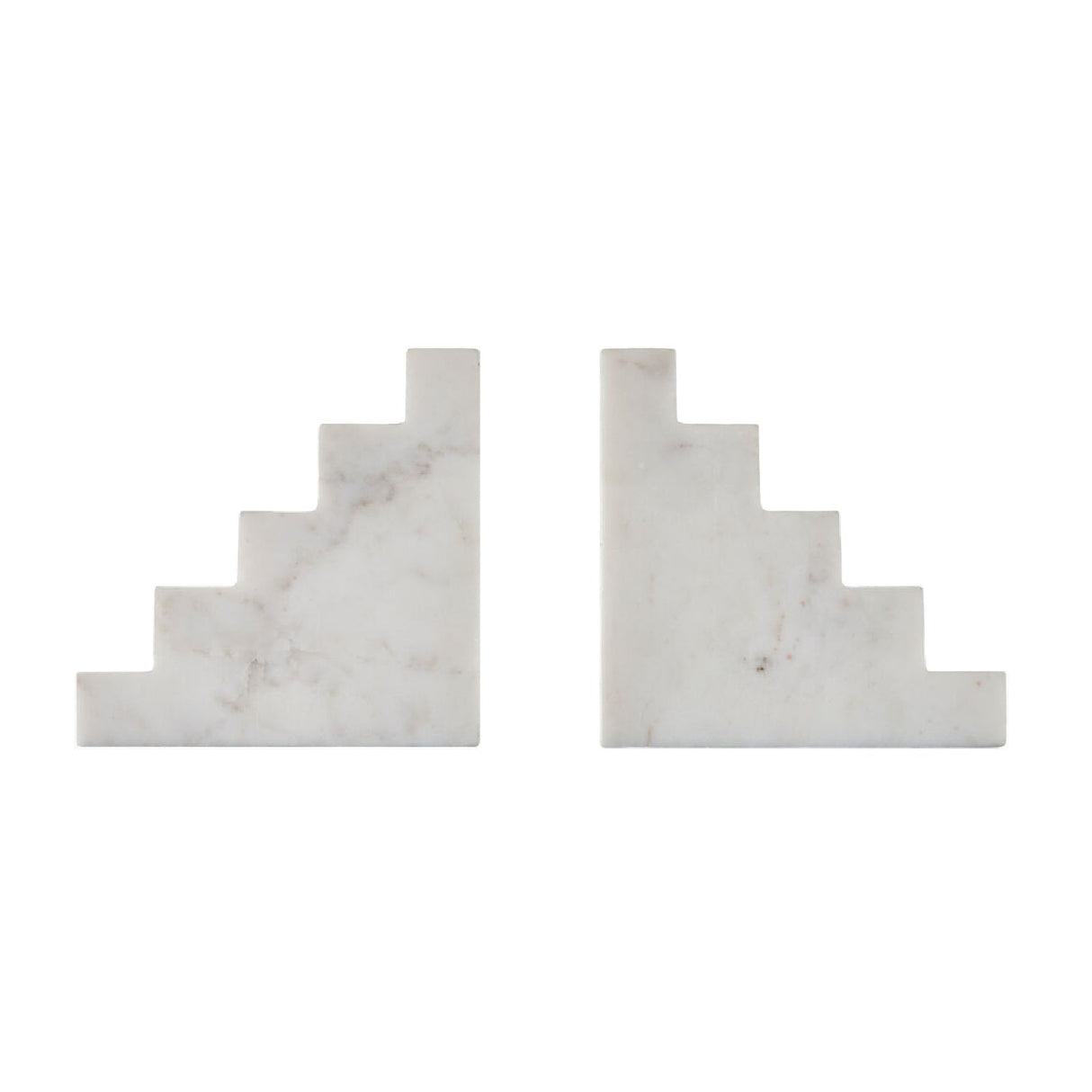 Modern European furniture - Marble Stairs Bookends (2) - www.oroa.com