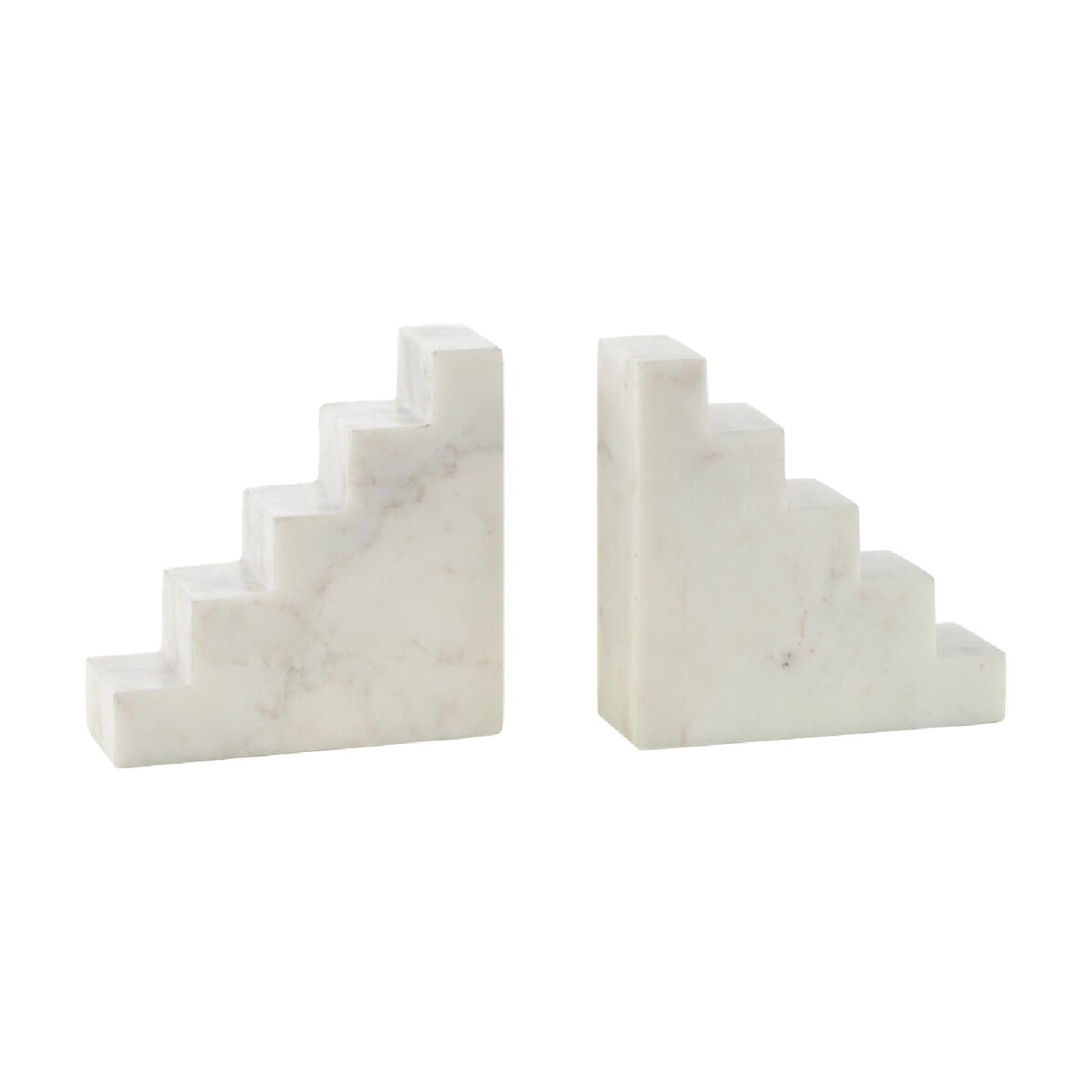 Modern European furniture - Marble Stairs Bookends (2) - www.oroa.com