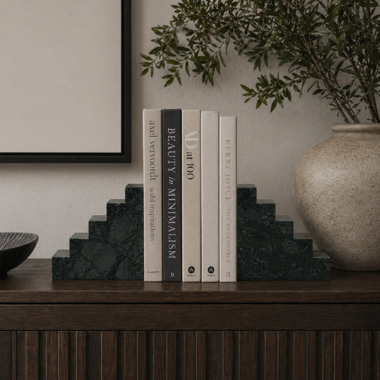 Modern European furniture - Marble Stairs Bookends (2) - www.oroa.com
