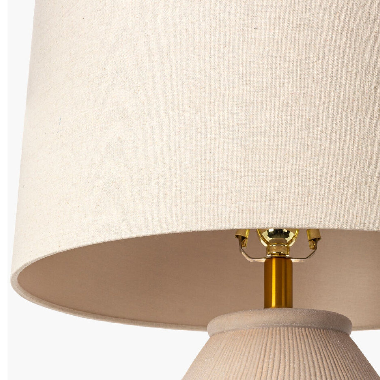 Modern European furniture - Glazed Gray Ceramic Table Lamp - www.oroa.com