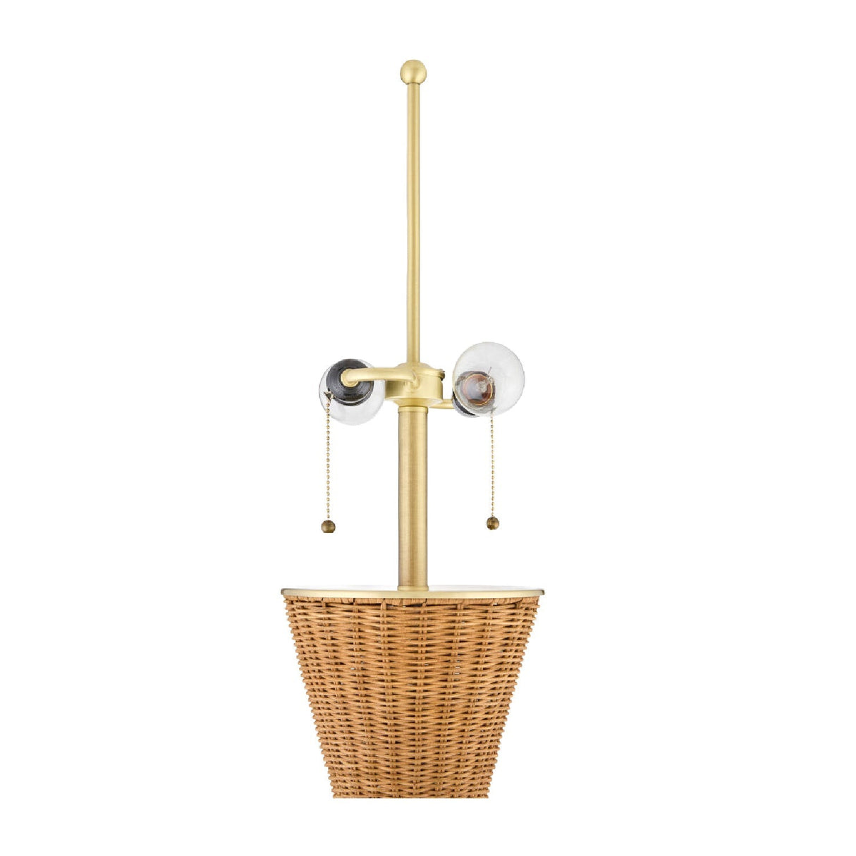 Modern European furniture - Geometrical Rattan Layer Floor Lamp - www.oroa.com