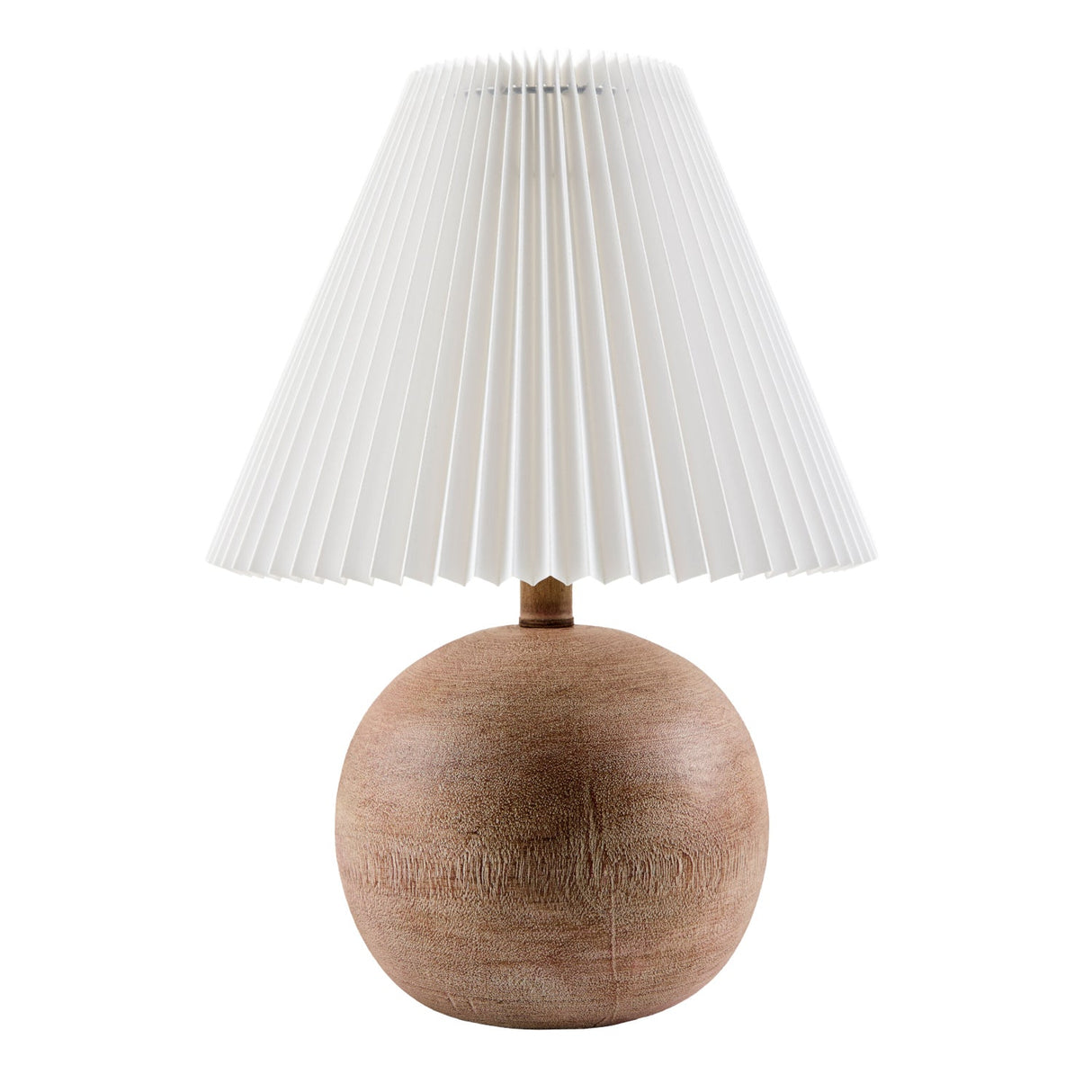 Modern European furniture - Pleated White Linen Table Lamp - www.oroa.com