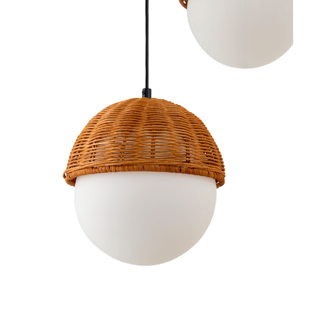 White Glass Sphere 9-Light Chandelier | Oroa.com