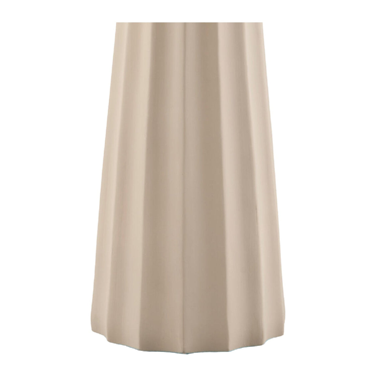 Modern European furniture - Scalloped White Cotton Table Lamp - www.oroa.com