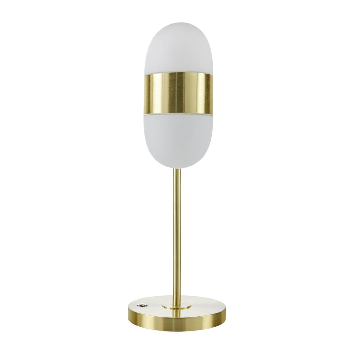 Modern European furniture - Dual White Glass Table Lamp - www.oroa.com