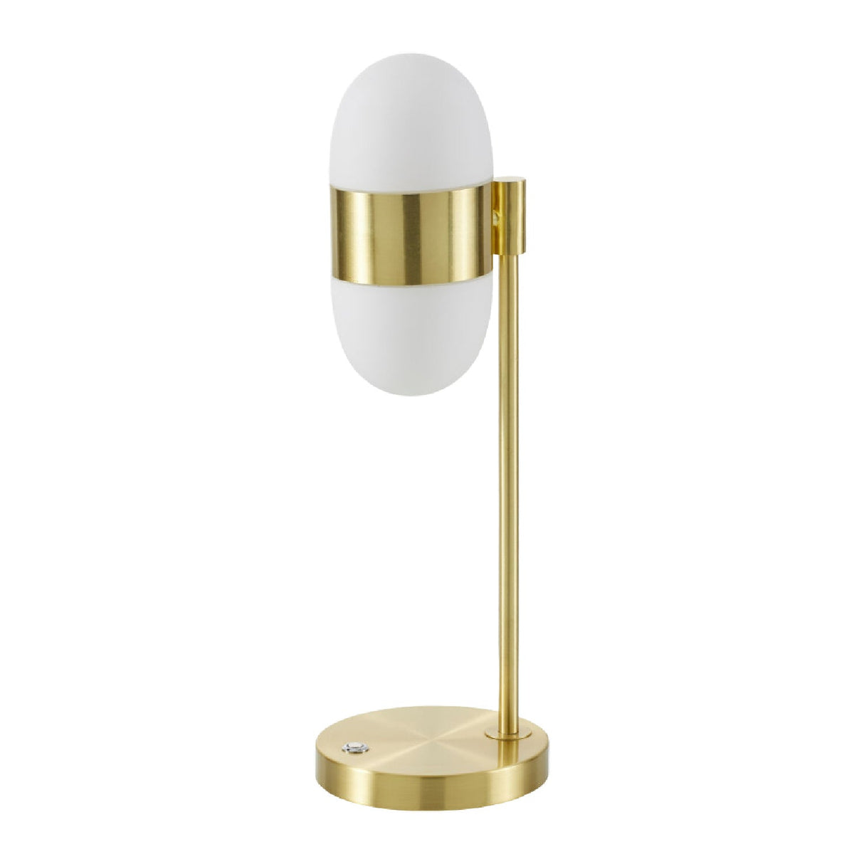 Modern European furniture - Metal Framed Glass Table Lamp - www.oroa.com