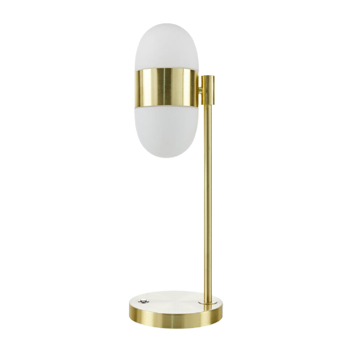 Modern European furniture - Metal Framed Glass Table Lamp - www.oroa.com