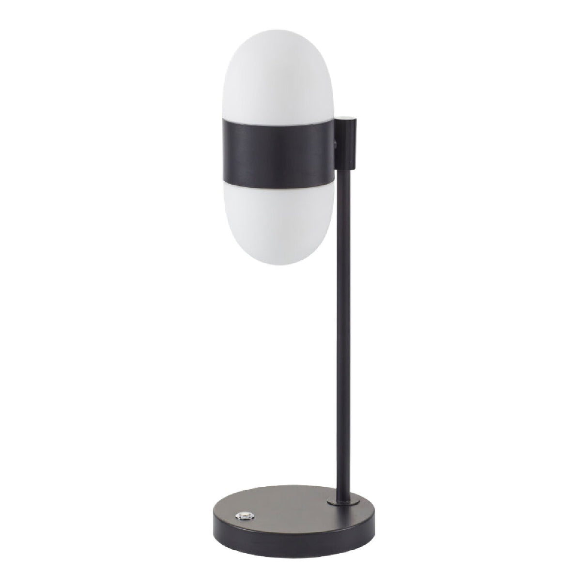 Modern European furniture - Metal Framed Glass Table Lamp - www.oroa.com