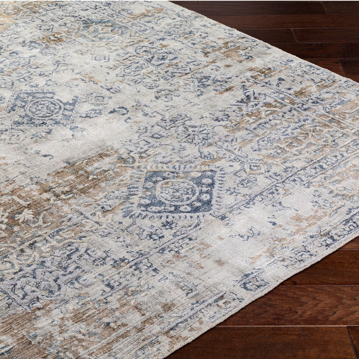 Modern European furniture - Hand-Loomed Viscose Area Rug 2' x 3' - www.oroa.com