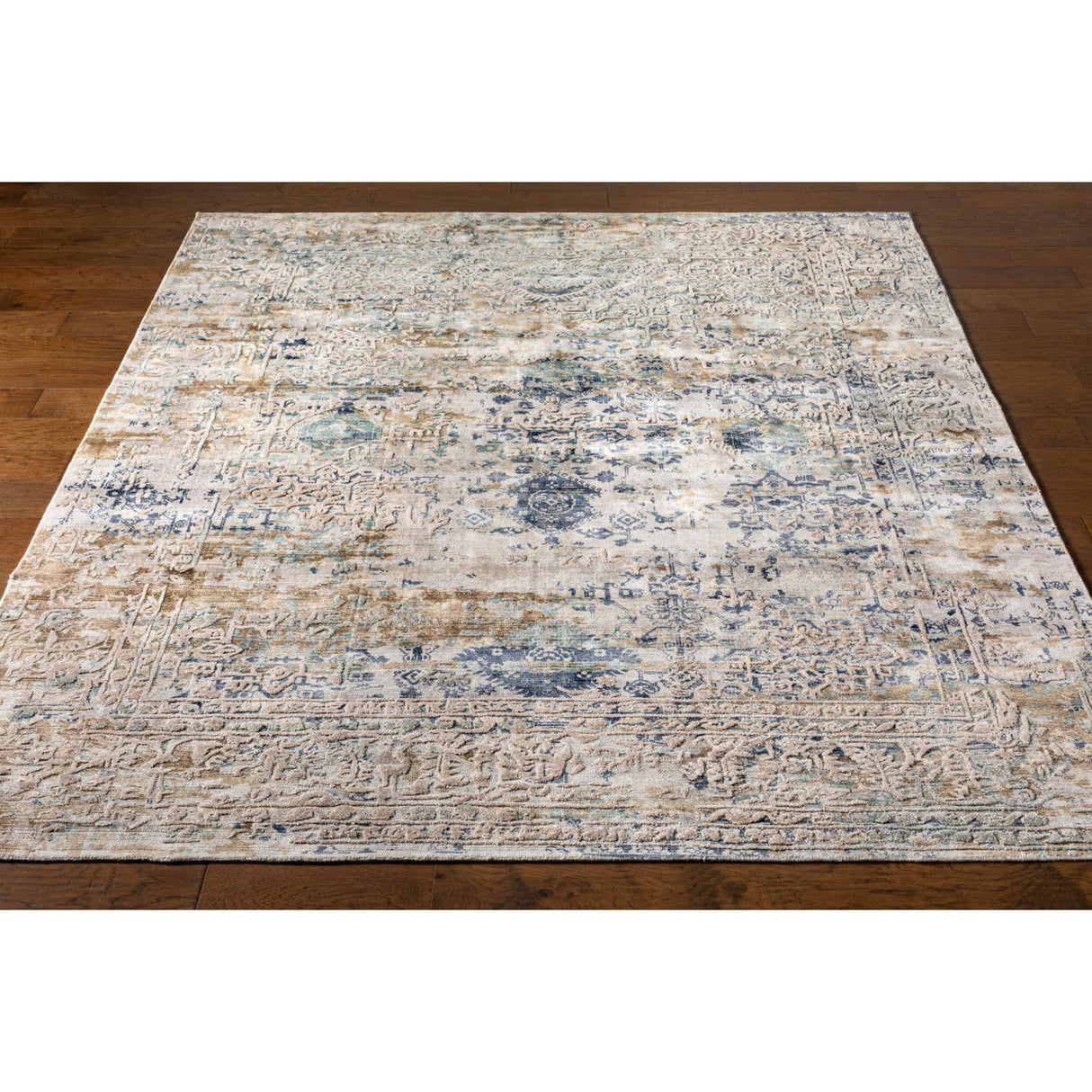 Modern European furniture - Hand-Loomed Viscose Round Area Rug 8' x 8' - www.oroa.com