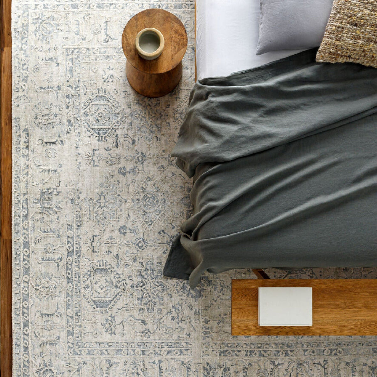 Modern furniture - Handmade Viscose Round Carpet - www.oroa.com
