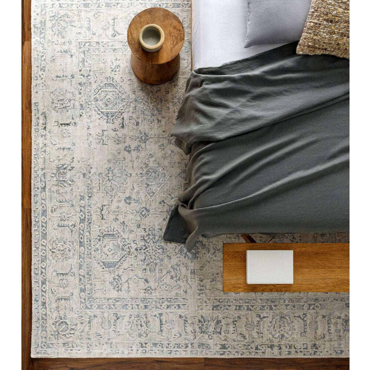 Modern furniture - Handmade Viscose Rectangular Carpet - www.oroa.com