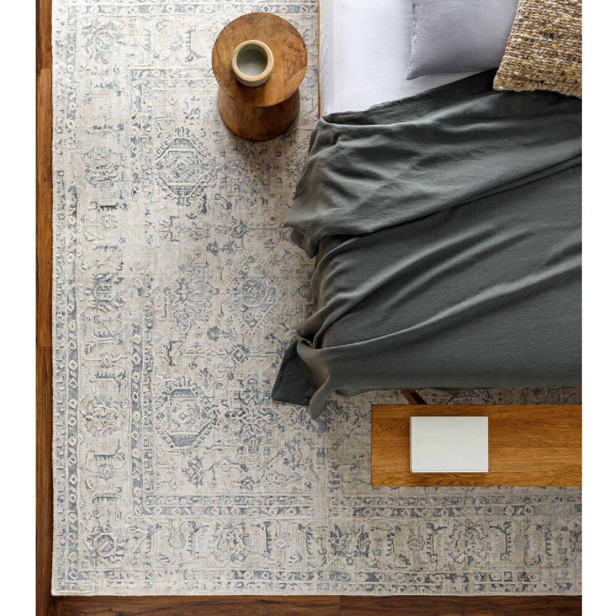 Modern furniture - Handmade Viscose Rectangular Carpet - www.oroa.com | Oroa.com