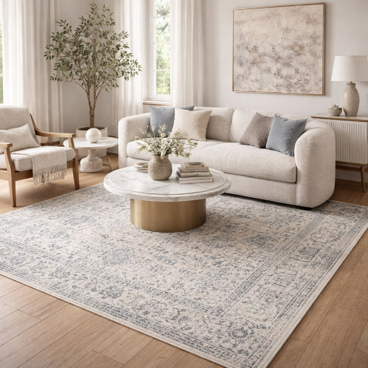 Modern furniture - Handmade Viscose Rectangular Carpet - www.oroa.com