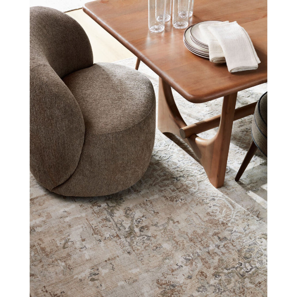 Modern furniture - Handmade Viscose Rectangular Carpet - www.oroa.com
