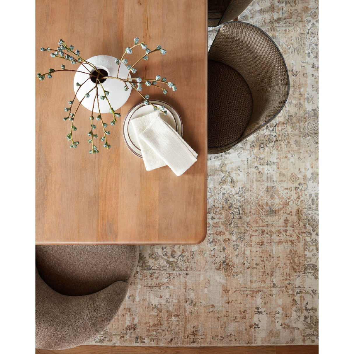 Modern furniture - Handmade Viscose Rectangular Carpet - www.oroa.com