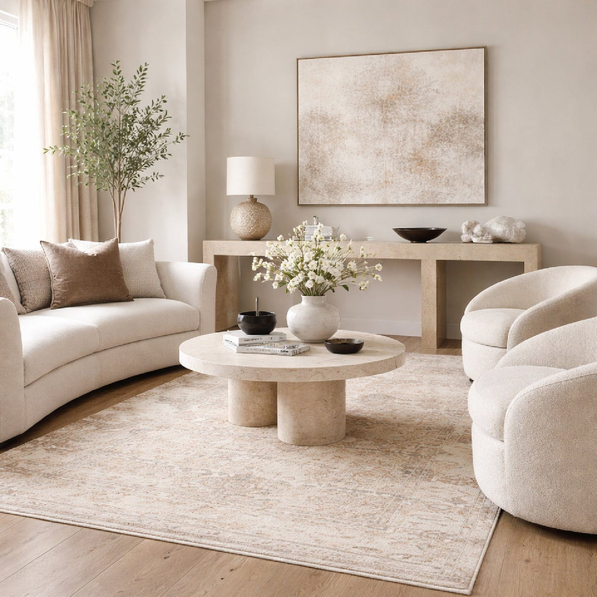 Modern furniture - Handmade Viscose Rectangular Carpet - www.oroa.com