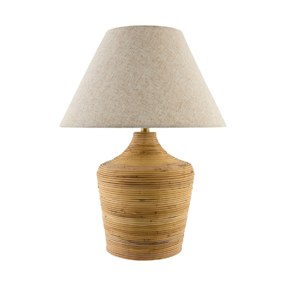 Modern European furniture - Natural Rattan Cane Table Lamp - www.oroa.com