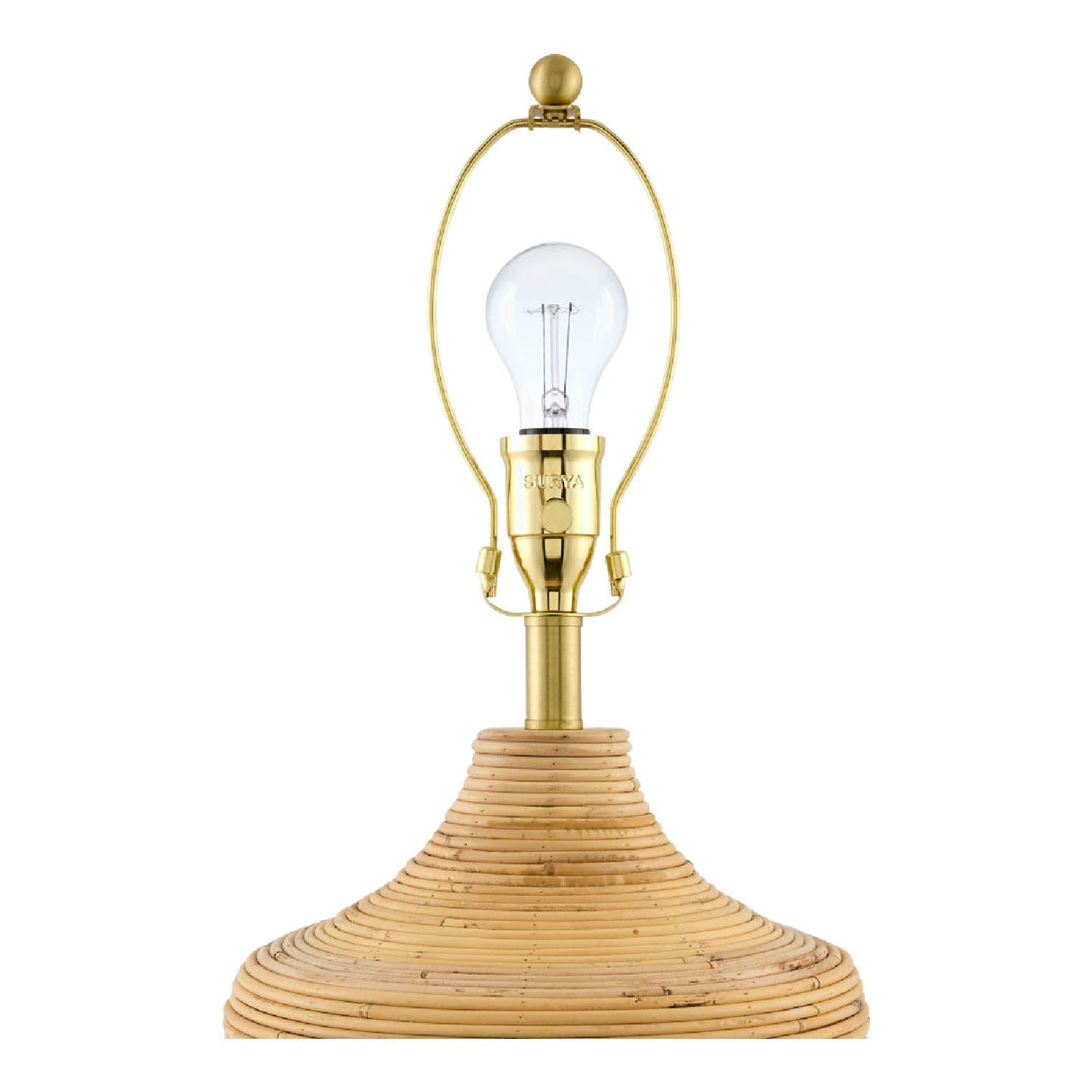 Modern European furniture - Natural Rattan Cane Table Lamp - www.oroa.com