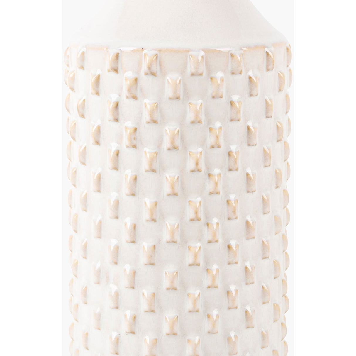 Modern European furniture - White Ceramic Linen Table Lamp - www.oroa.com