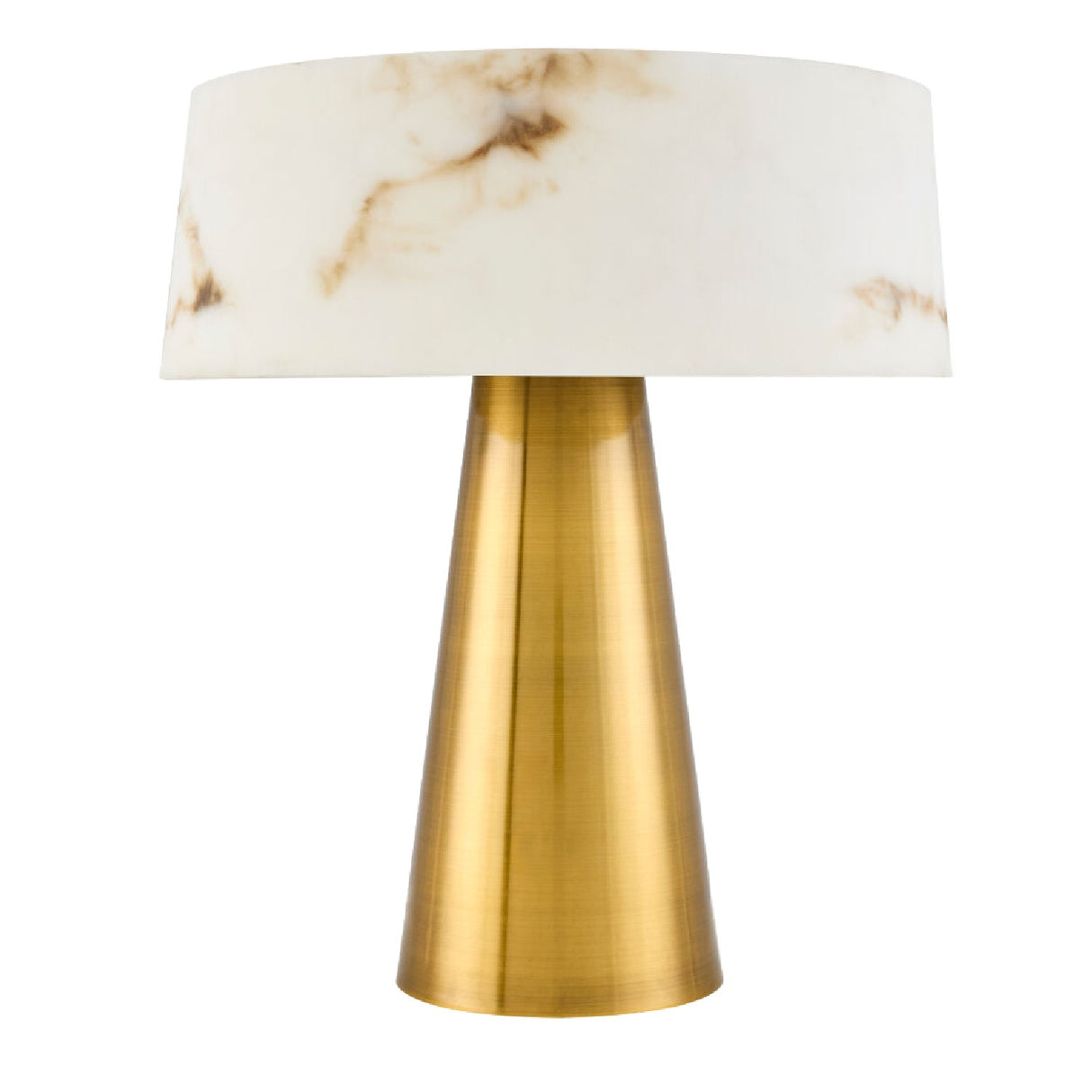 Modern European furniture - White Stone Shade Table Lamp - www.oroa.com