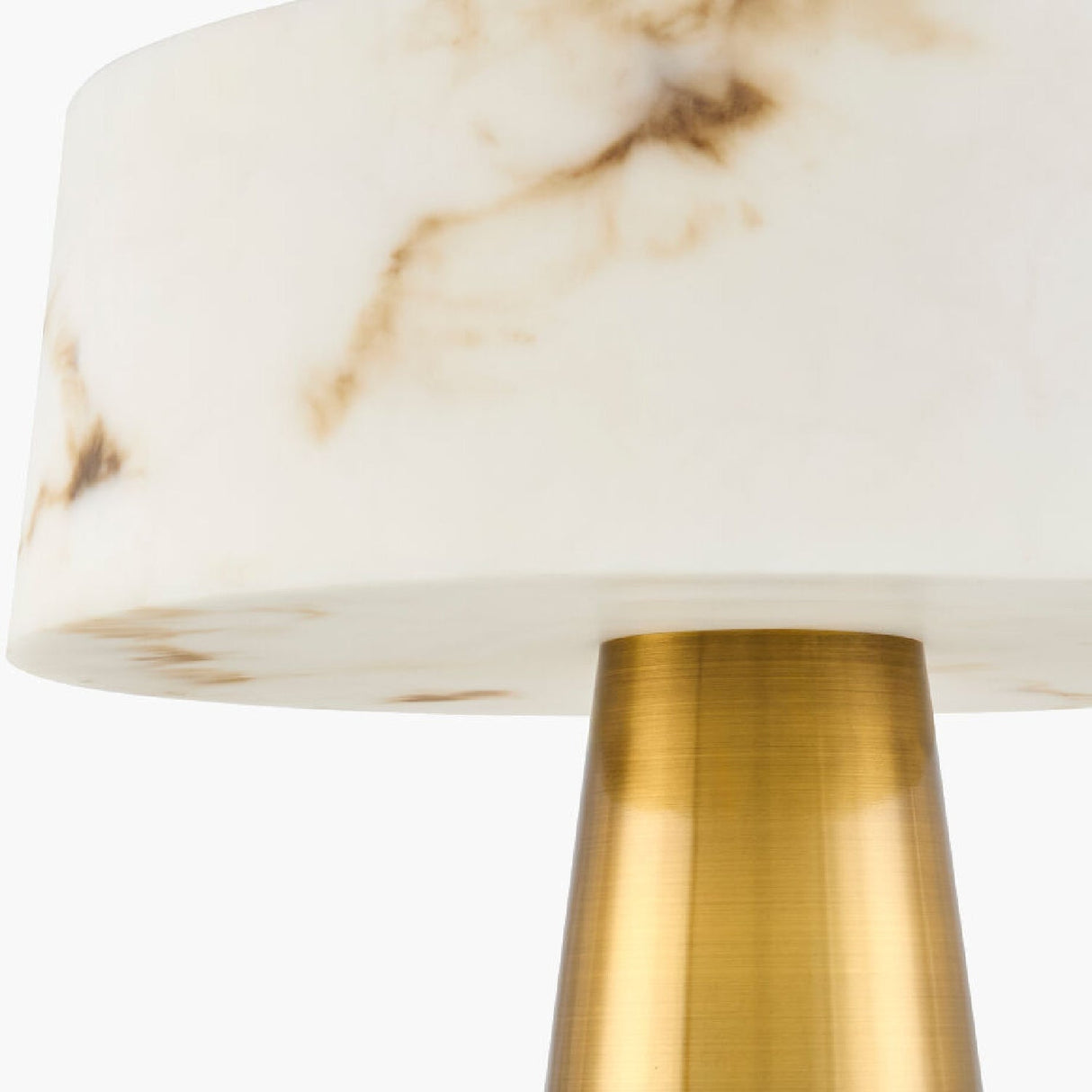 Modern European furniture - White Stone Shade Table Lamp - www.oroa.com
