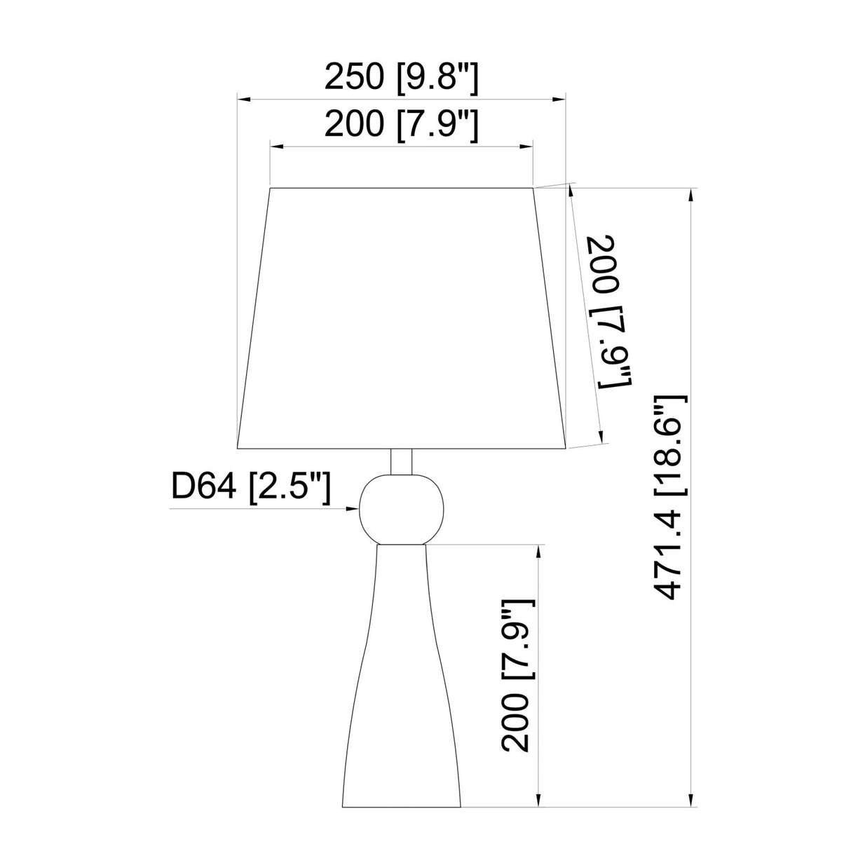 Modern European furniture - Wood Veneer Linen Table Lamp - www.oroa.com