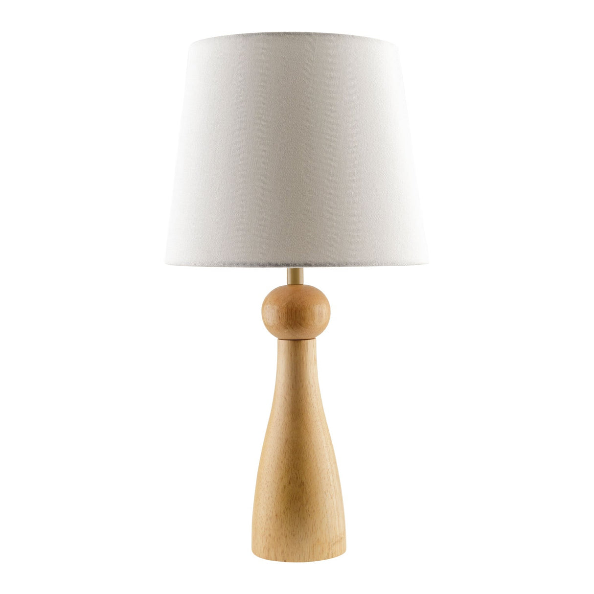Modern European furniture - Wood Veneer Linen Table Lamp - www.oroa.com