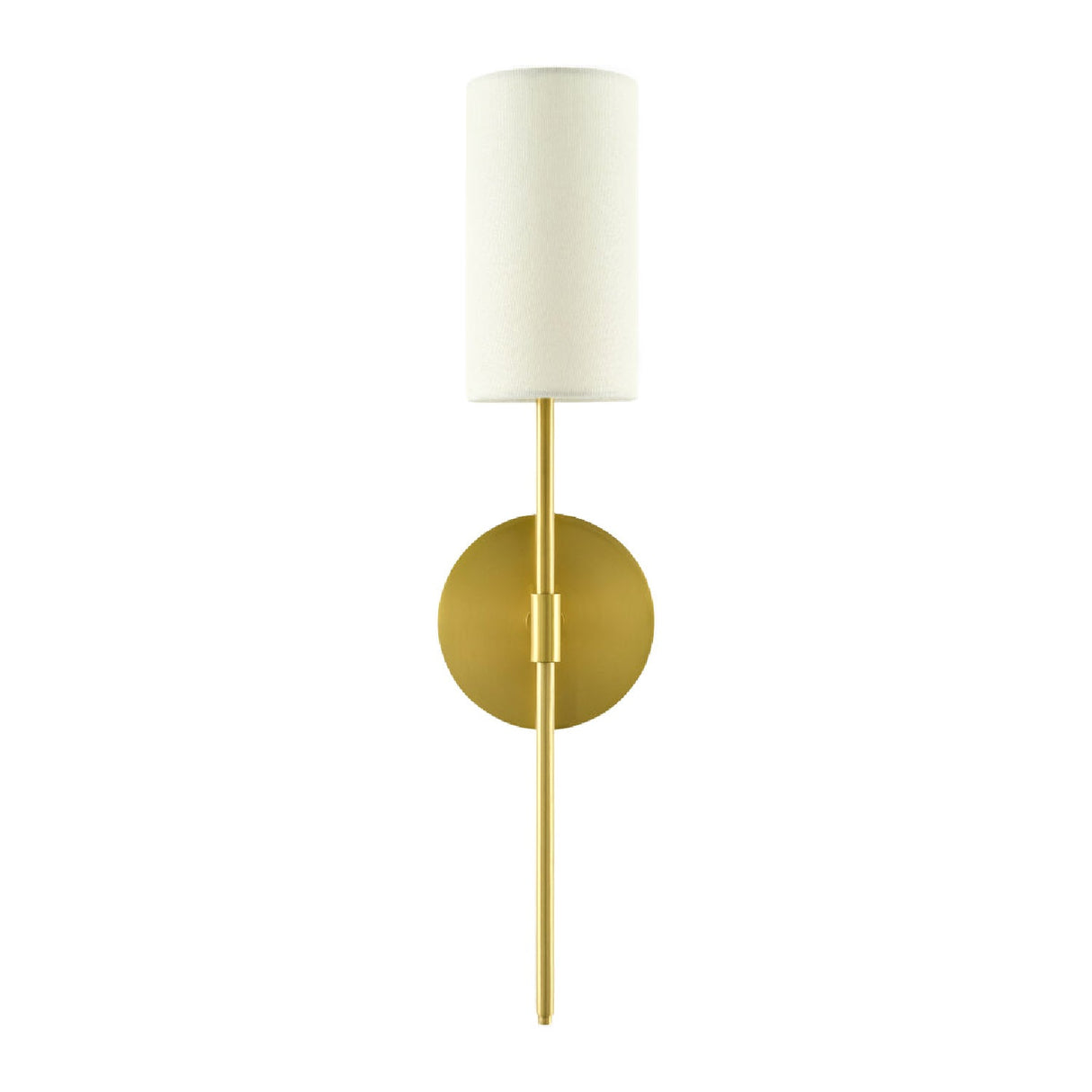 Modern European furniture - Cylindrical White Linen Wall Lamp - www.oroa.com