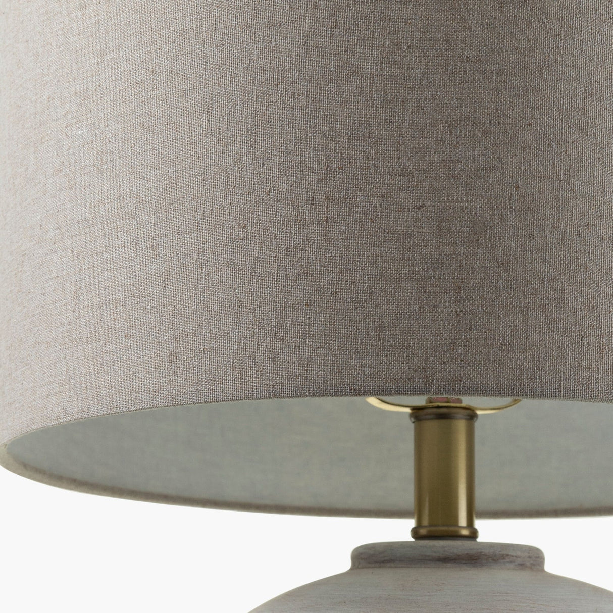 Modern European furniture - Cream Ceramic Accent Table Lamp - www.oroa.com