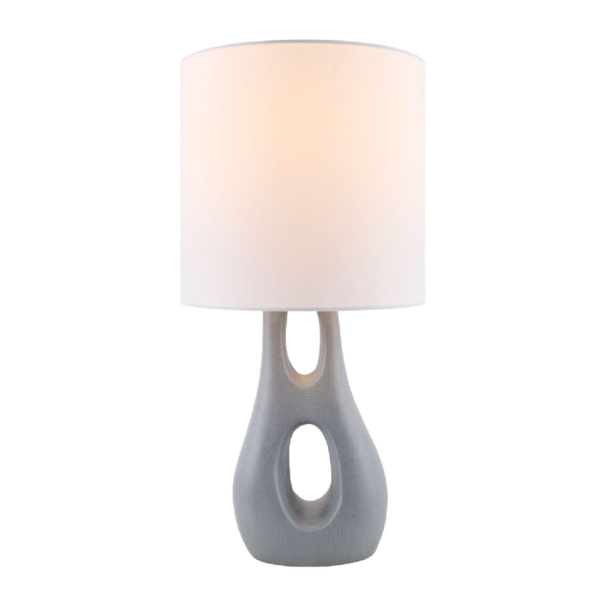 Modern European furniture - Textured Gray Accent Table Lamp - www.oroa.com