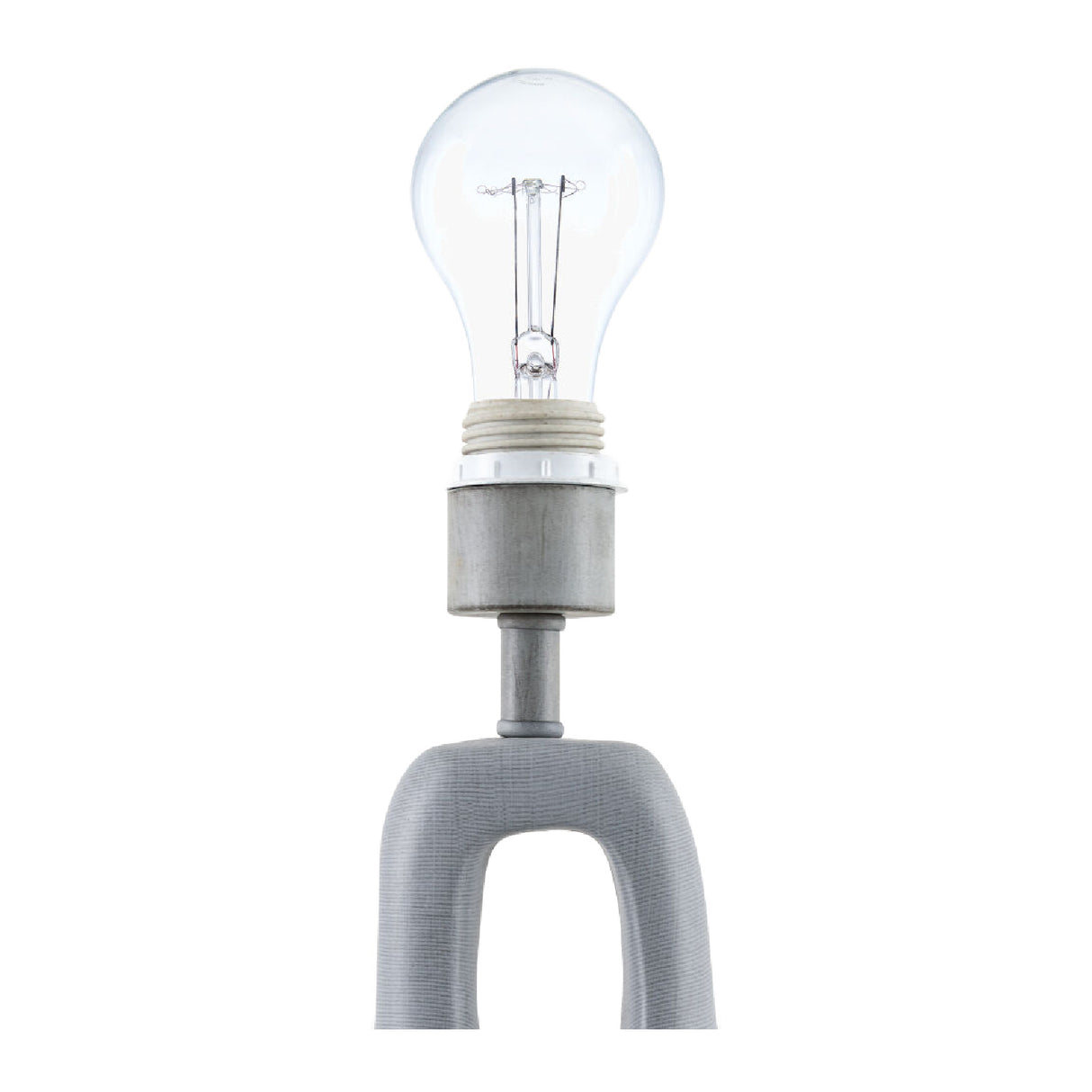 Textured Gray Accent Table Lamp | Oroa.com