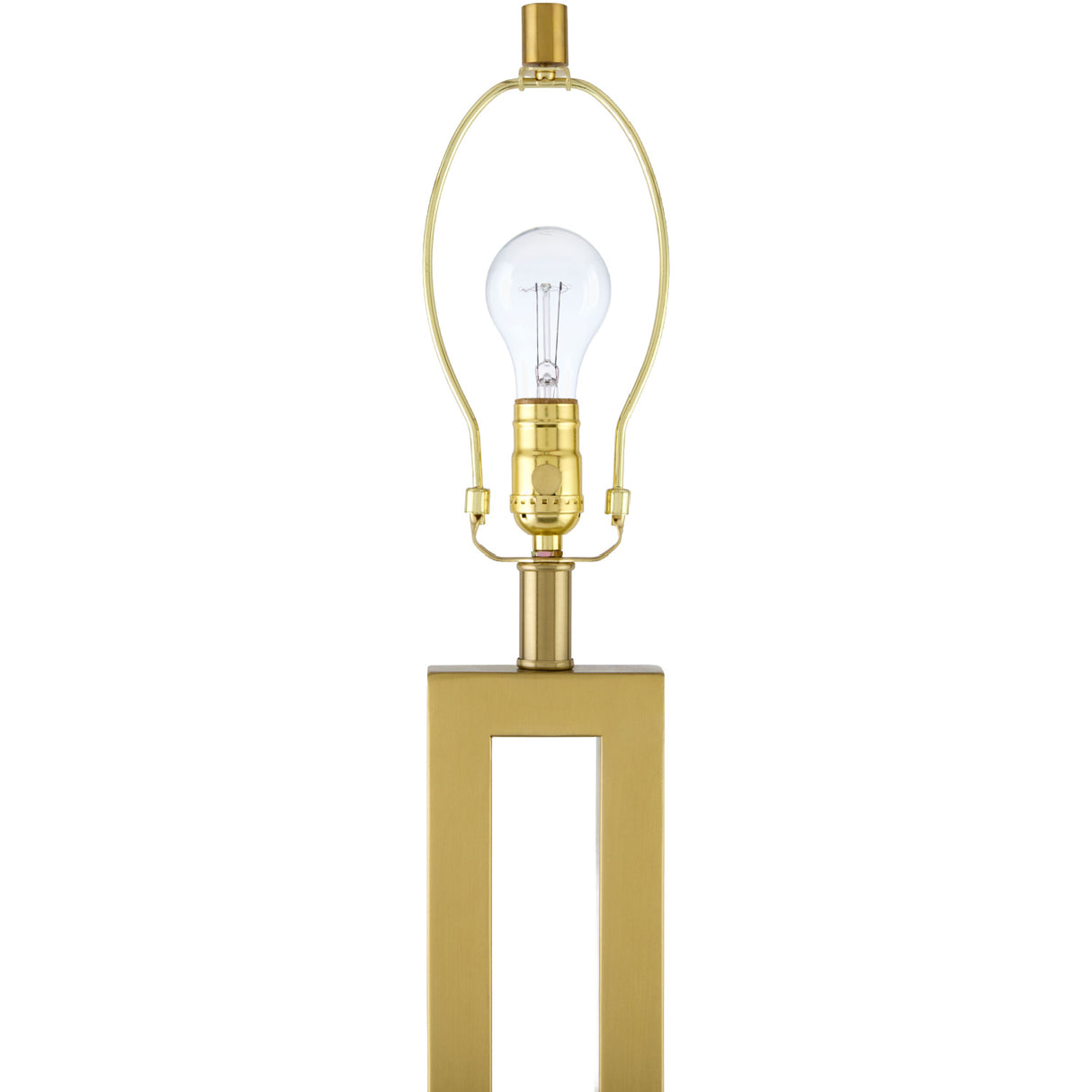White Linen Gold Floor Lamp | Oroa.com