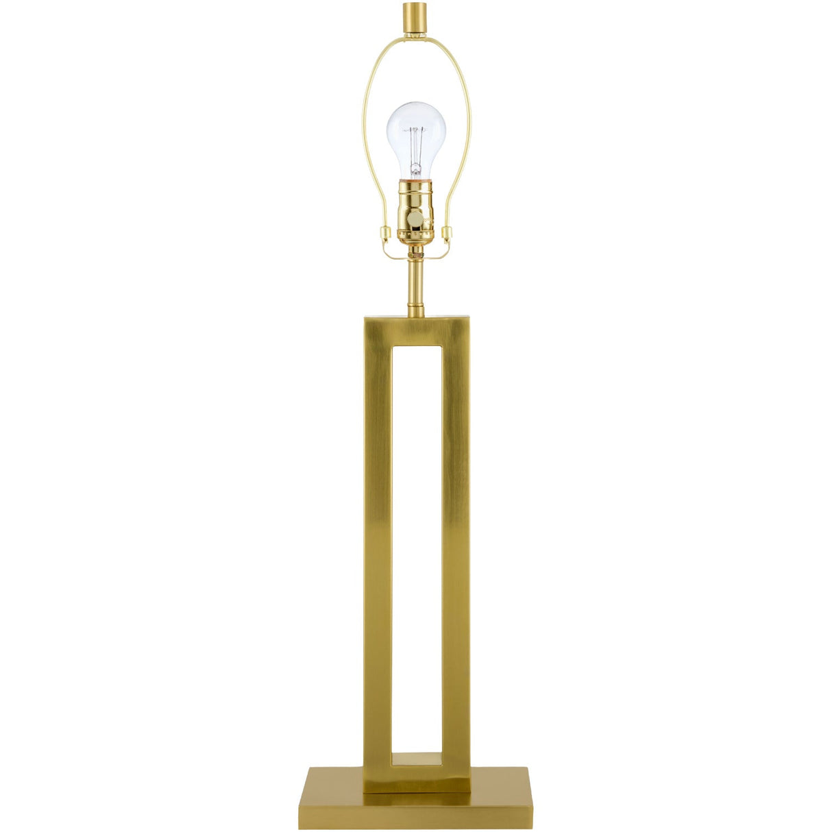 Modern European furniture - White Linen Gold Table Lamp - www.oroa.com