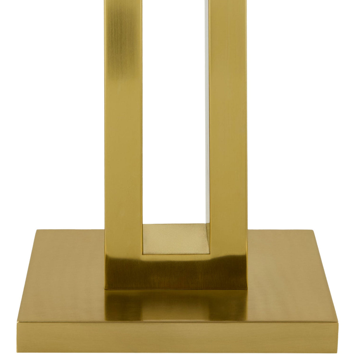 Modern European furniture - White Linen Gold Table Lamp - www.oroa.com