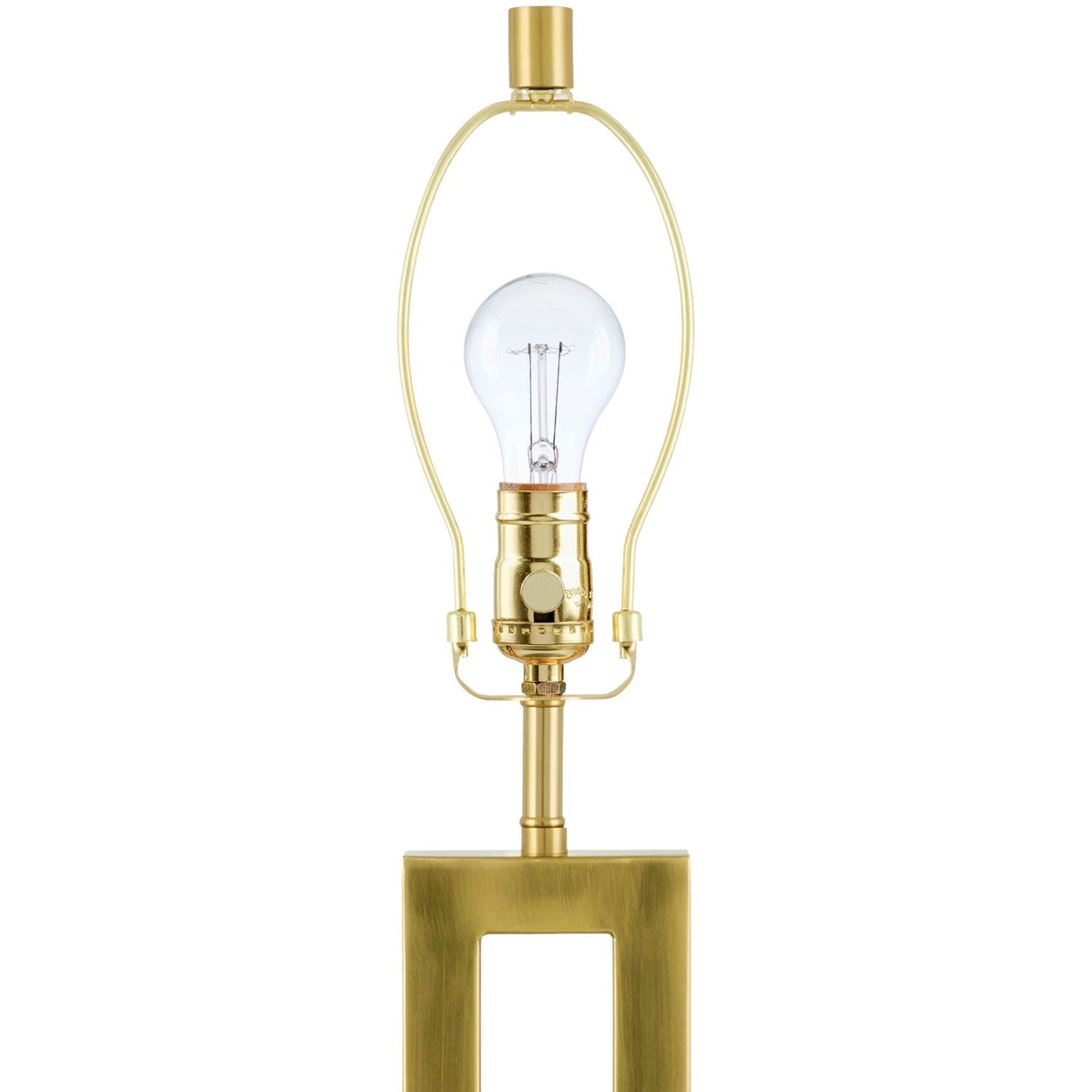 Modern European furniture - White Linen Gold Table Lamp - www.oroa.com