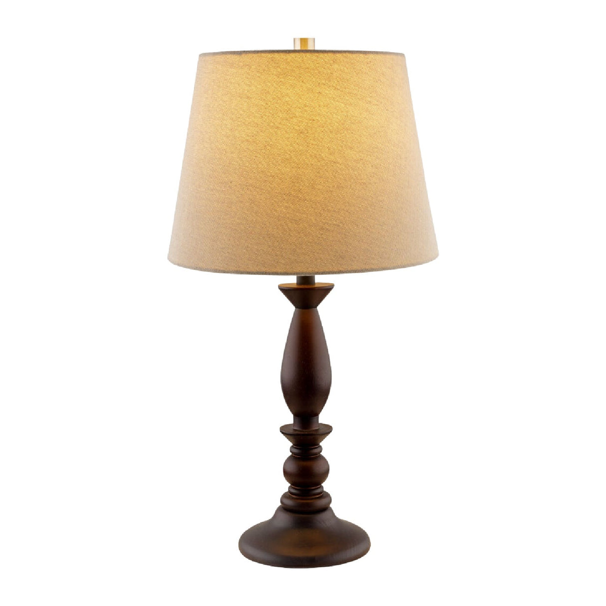 Modern European furniture - Linen Wood Veneer Table Lamp - www.oroa.com