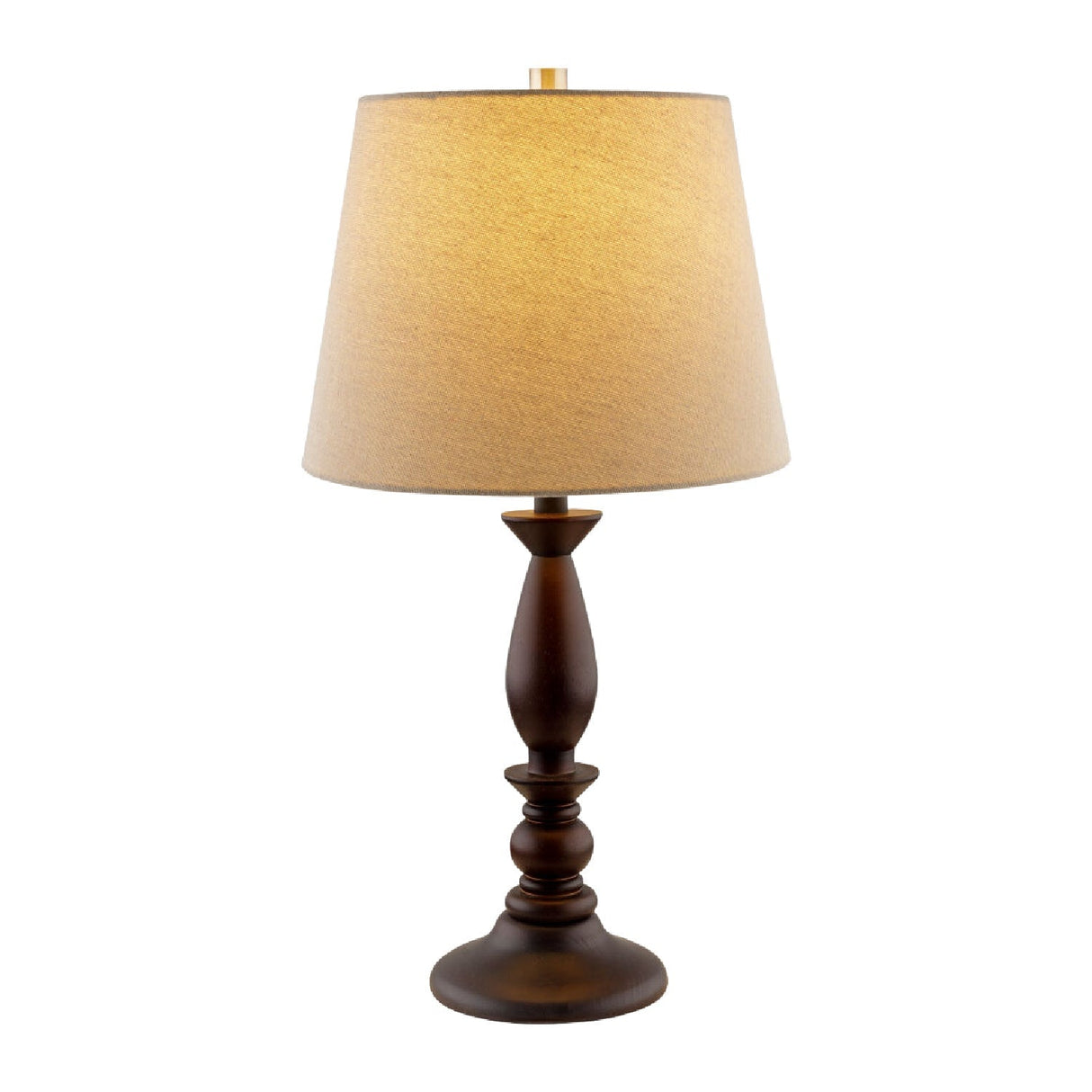 Modern European furniture - Linen Wood Veneer Table Lamp - www.oroa.com