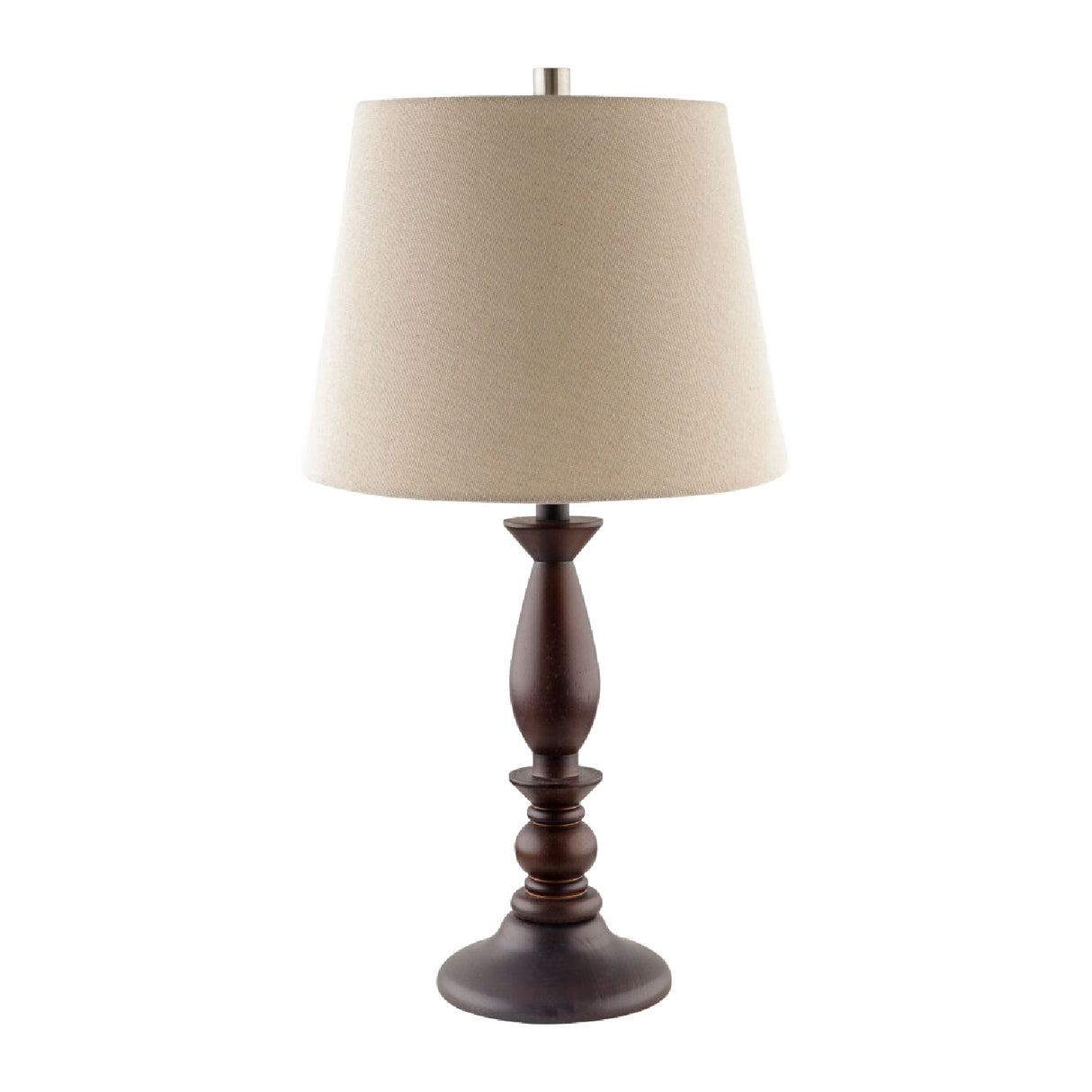 Modern European furniture - Linen Wood Veneer Table Lamp - www.oroa.com