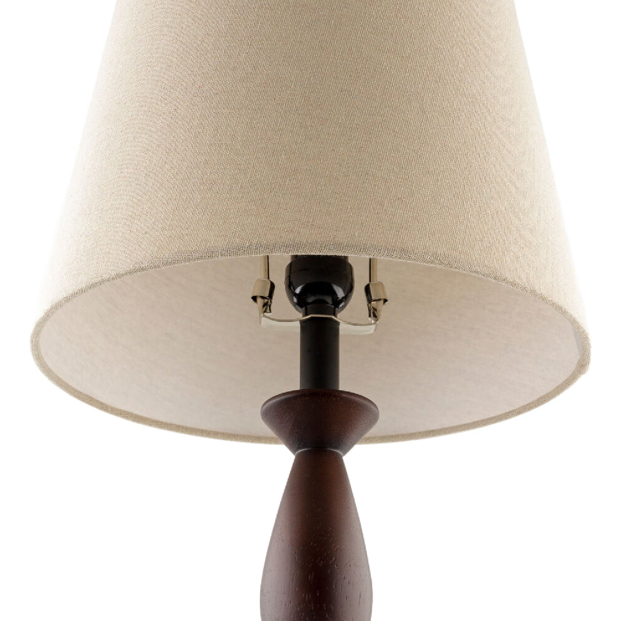 Modern European furniture - Linen Wood Veneer Table Lamp - www.oroa.com