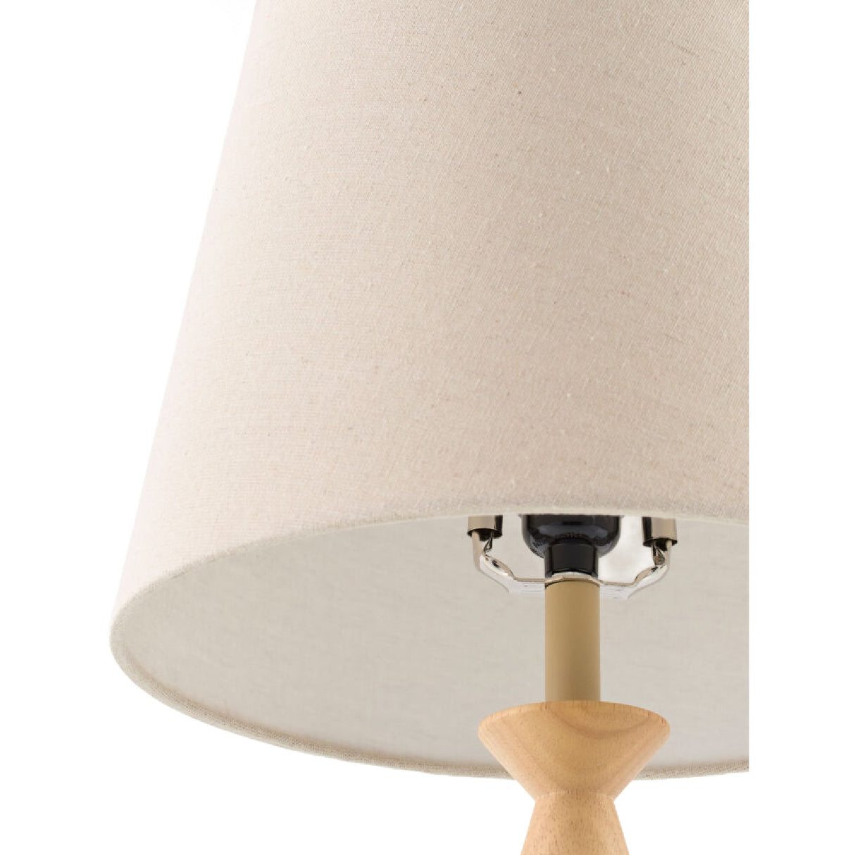 Modern European furniture - Linen Wood Veneer Table Lamp - www.oroa.com