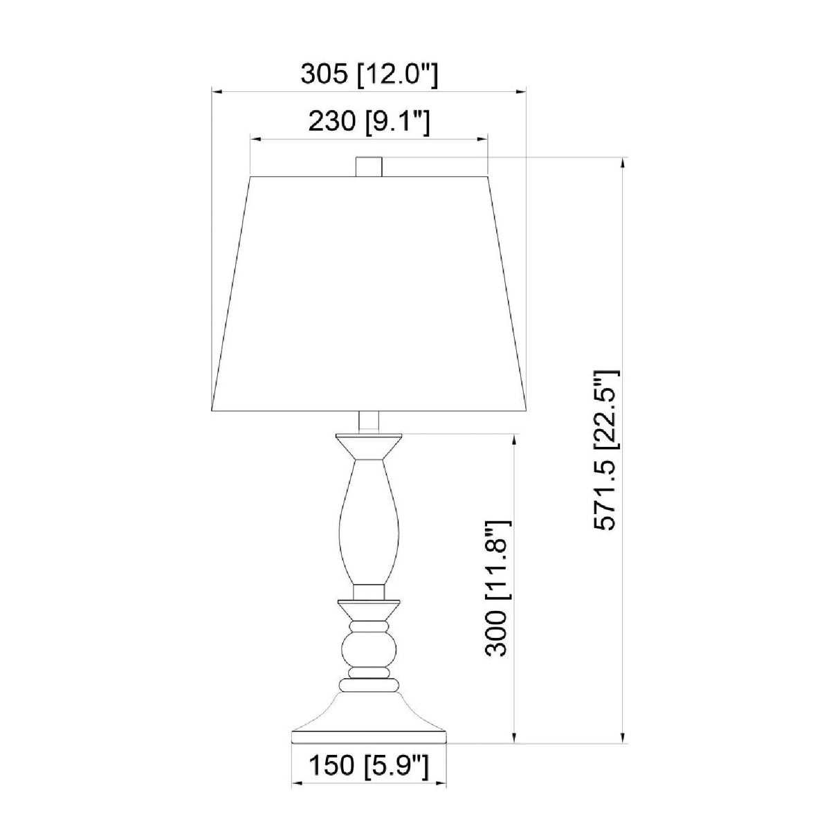 Modern European furniture - Linen Wood Veneer Table Lamp - www.oroa.com