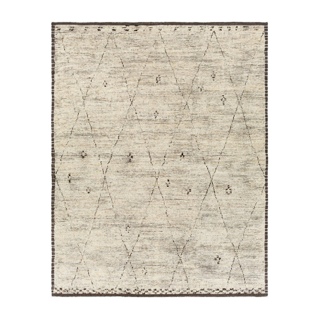 Modern furniture - Gray Hand-Knotted Wool Carpet - www.oroa.com