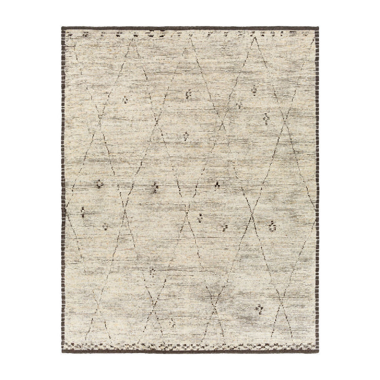 Modern furniture - Gray Hand-Knotted Wool Carpet - www.oroa.com