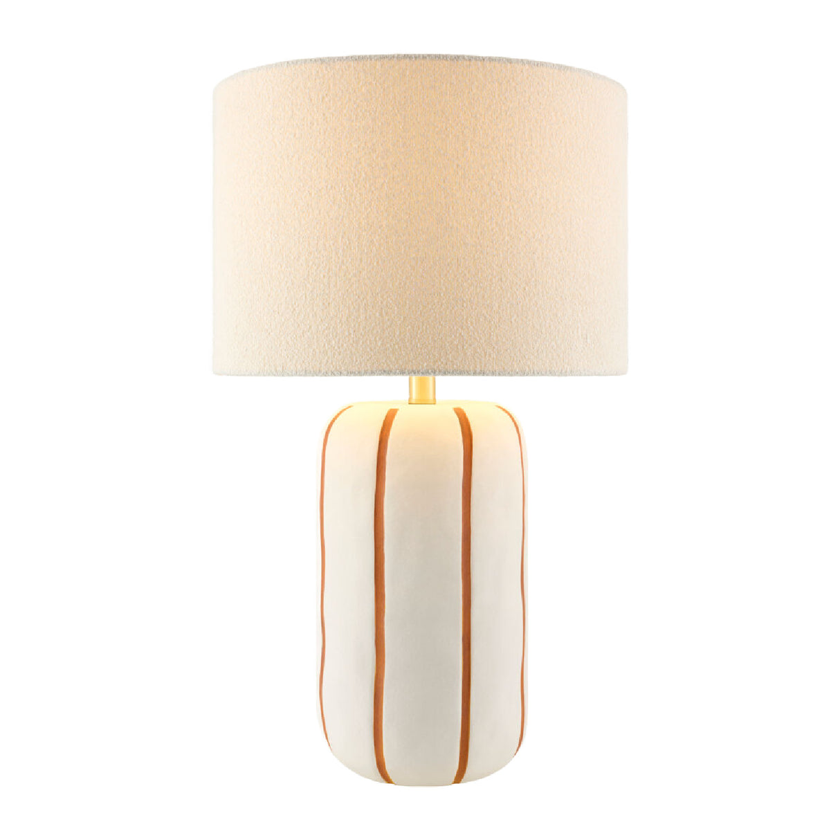 Modern European furniture - Line Painted Ceramic Table Lamp - www.oroa.com