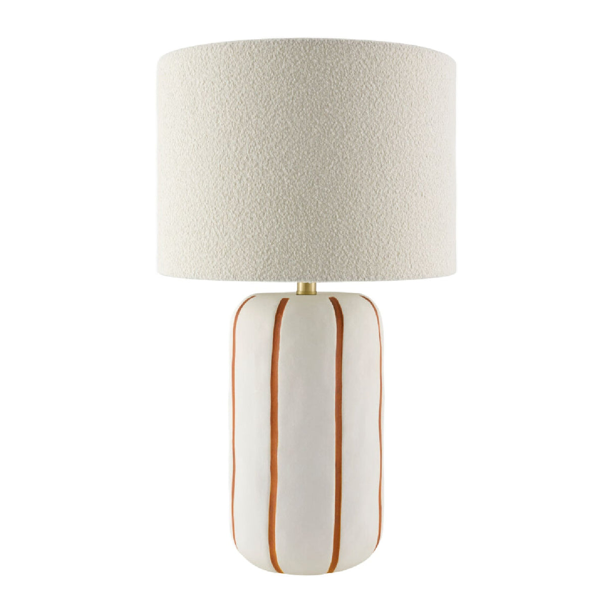 Modern European furniture - Line Painted Ceramic Table Lamp - www.oroa.com