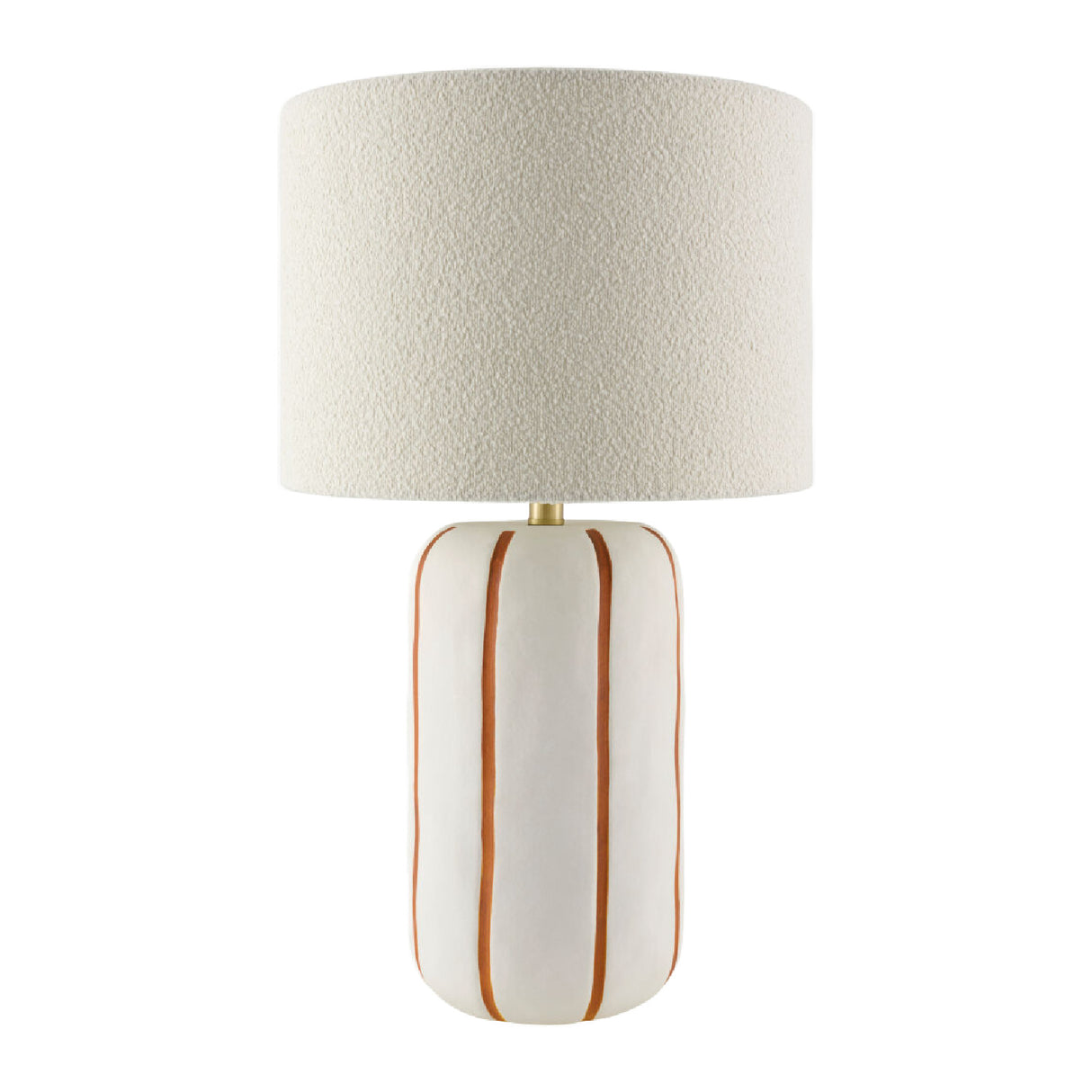 Modern European furniture - Line Painted Ceramic Table Lamp - www.oroa.com