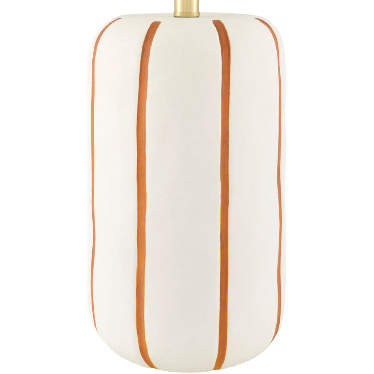 Modern European furniture - Line Painted Ceramic Table Lamp - www.oroa.com
