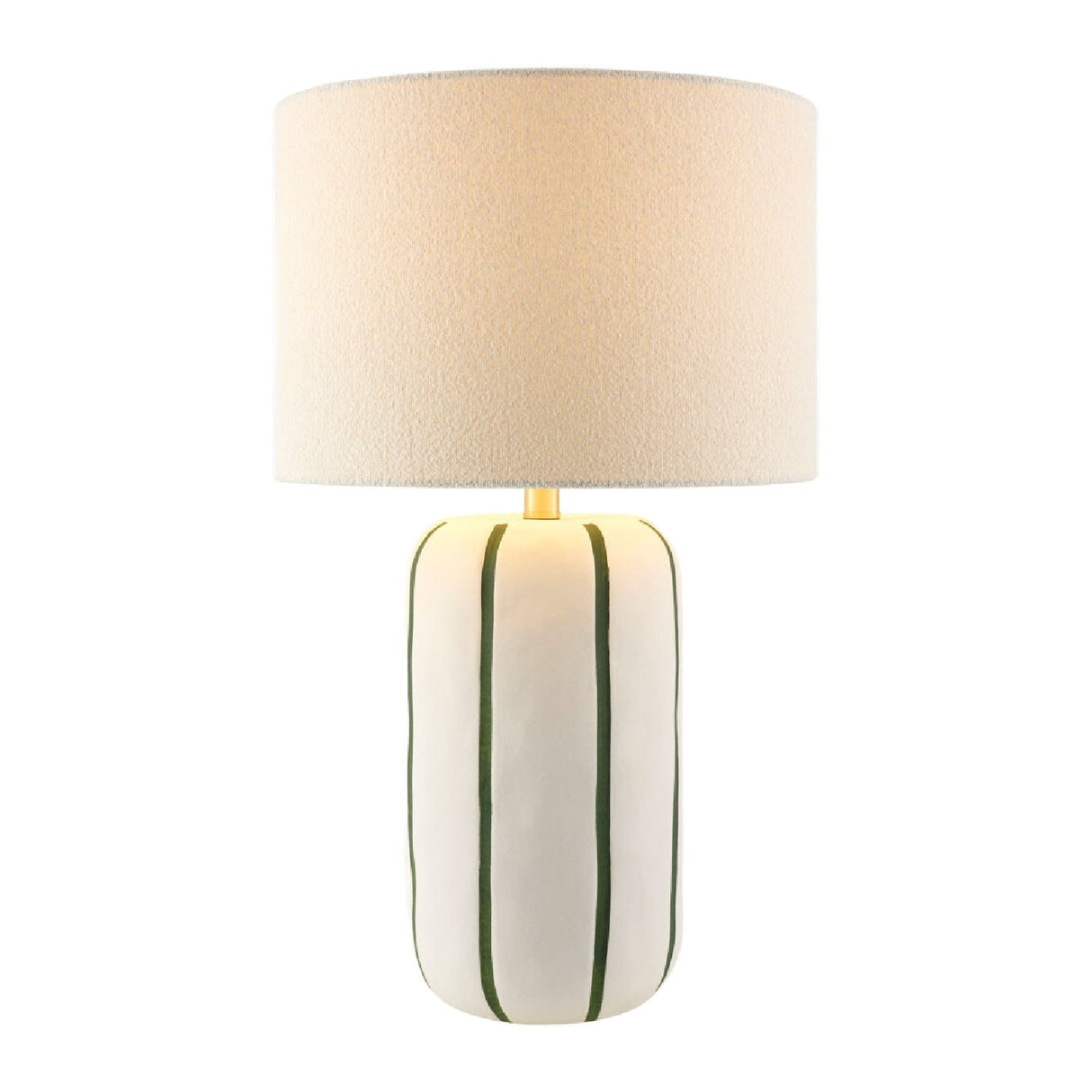 Modern European furniture - Line Painted Ceramic Table Lamp - www.oroa.com
