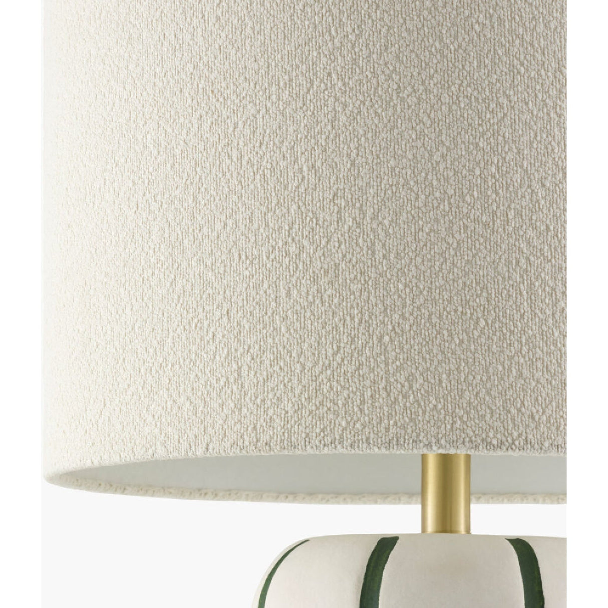 Modern European furniture - Line Painted Ceramic Table Lamp - www.oroa.com